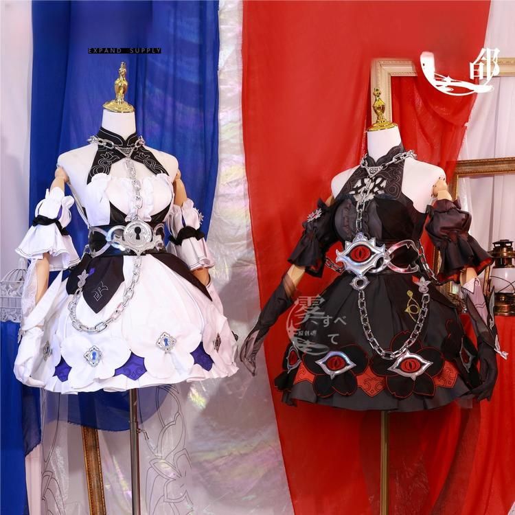 ♥ 霧都アニメ 崩壊3 rd 彼岸双生 ヒル COS衣装 ゲーム 二次元コスプレ 衣装 ロリータ C服 meilu 51209