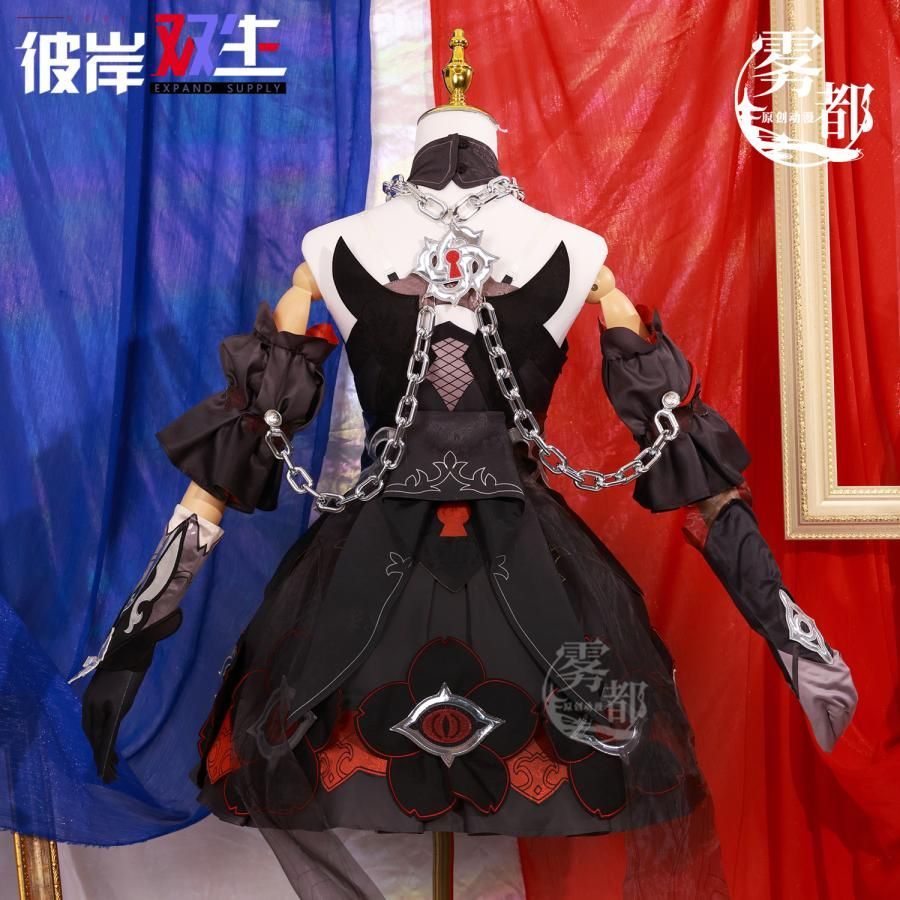 霧都アニメ 崩壊3 rd 彼岸双生 ヒル COS衣装 ゲーム 二次元コスプレ 衣装 ロリータ C服 meilu 51209