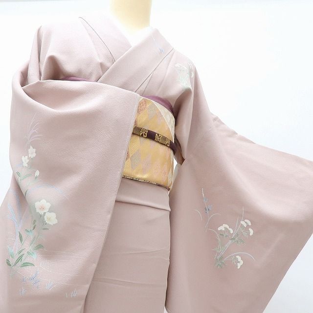 Y2538◇新品 BANKAN わものや 仕付け糸 手縫い 正絹 訪問着 着物 商品紹介｜BANKANわものや