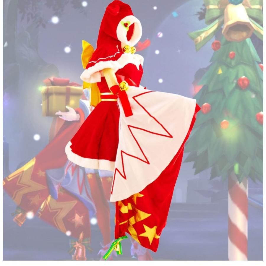 Honor of Kings 貂蝉 聖誕恋歌 コスプレ衣装 フルセット meilu 51210 その他 キャラクター衣装 コスプレ衣装