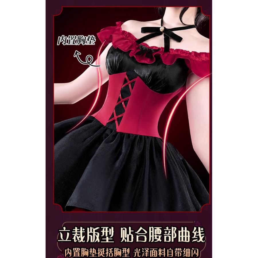 高品質 初獣猫 デート?ア?ライブ 時崎狂三 コスプレ衣装 文化祭