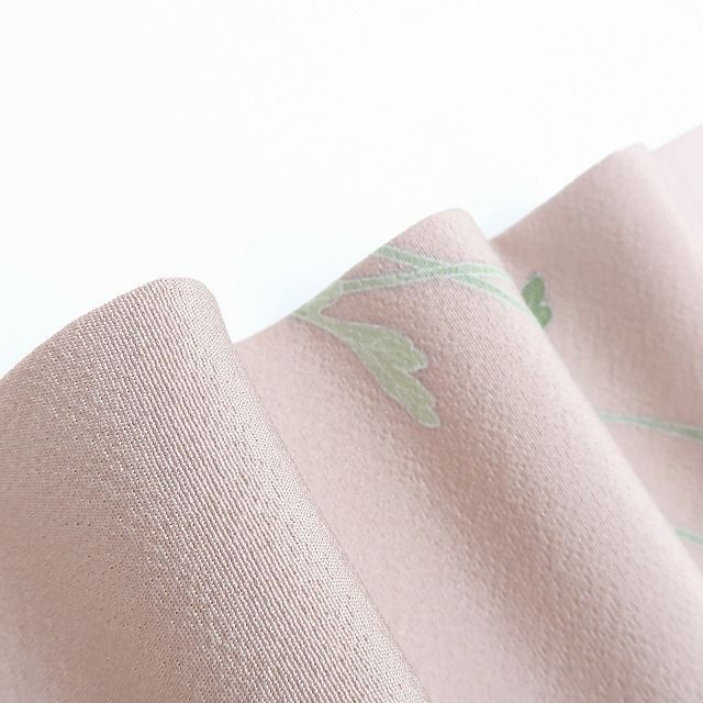 百華❀Y4044◇正絹 仕付け糸付 手縫い仕立て 菊 桔梗 鳥 訪問着 単品