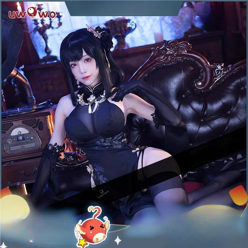 ♥ 悠窩窩 コスプレ 衣装 アズールレーン 鎮海 漢元素旗袍 meilu 51209