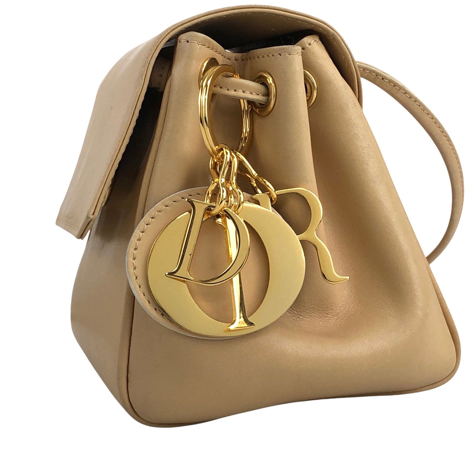 Dior ベージュ ショルダーバッグ Christian Dior クリスチャン ディオール ショルダーバッグ ベージュ