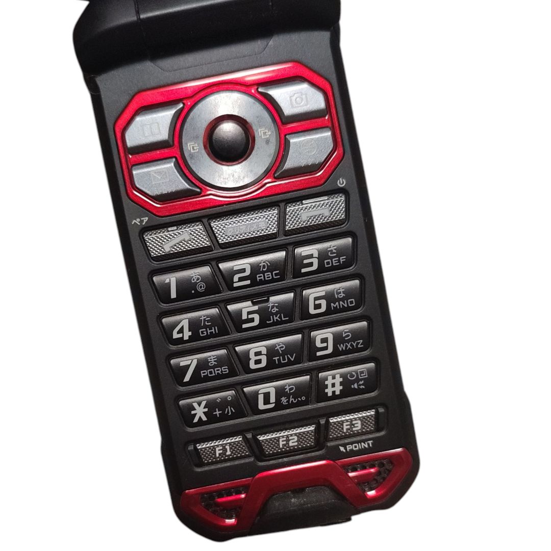 美品 au KYF33 TORQUE X01 レッド ガラケー AU KYOCERA 本体 - メルカリ