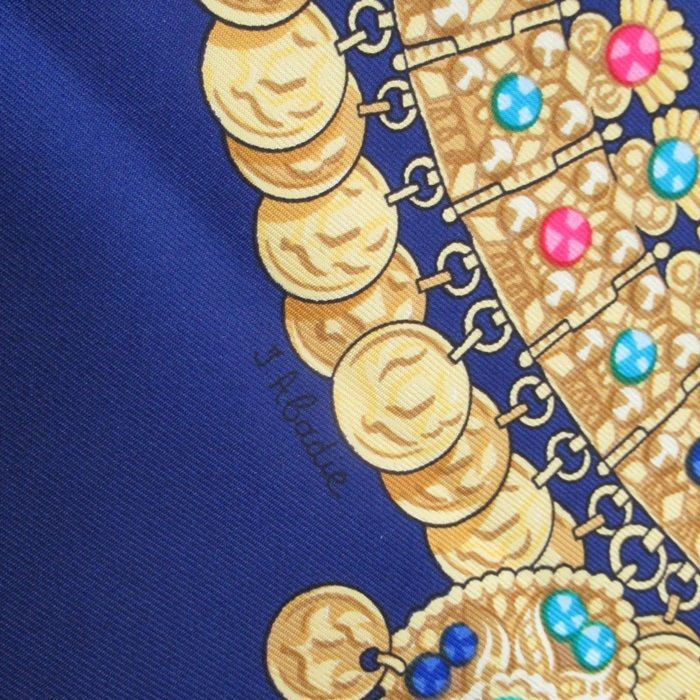 HERMES エルメス カレ90 スカーフ KOSMIMA 『宇宙』シルク100