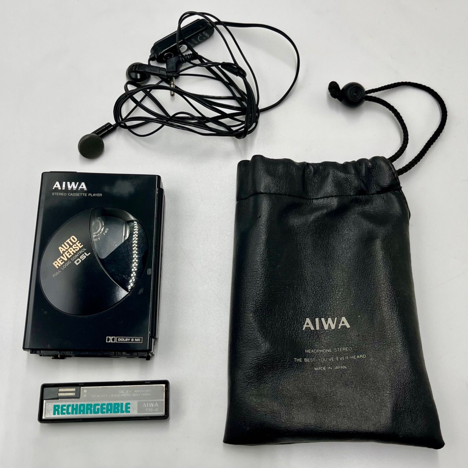 ジャンク品】AIWA/HS-PL10/カセットプレーヤー/ケース付き - メルカリ