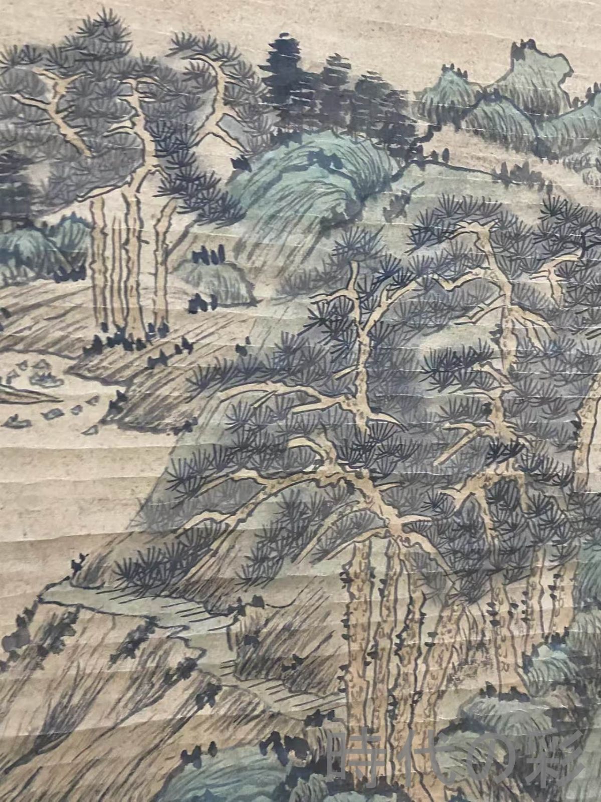 印材 判子 楽琴書 木箱付き 山水画 中国古玩 古美術品 骨董品 m-76 中国古美術・明代・文徴明款・山水画・宣紙画・三尺中堂画・水墨画