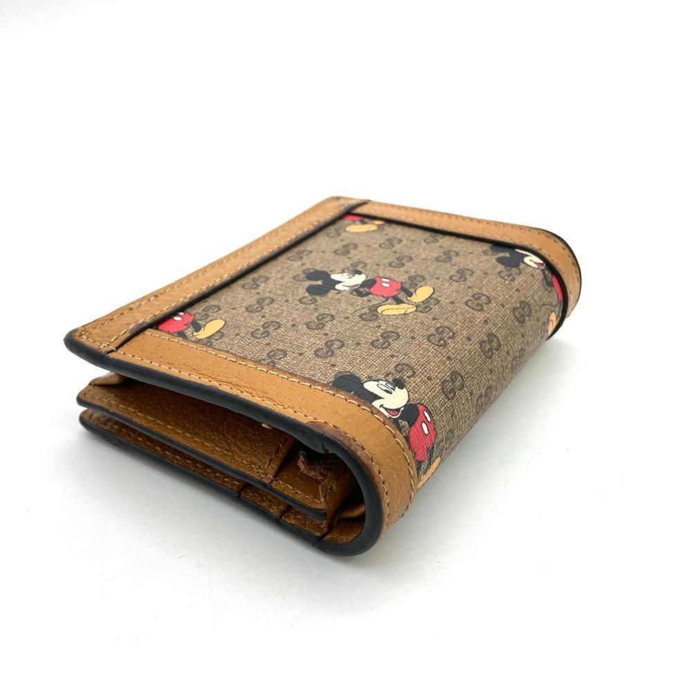グッチ GUCCI ディズニー Disney ミッキーマウス 二つ折り財布 602534