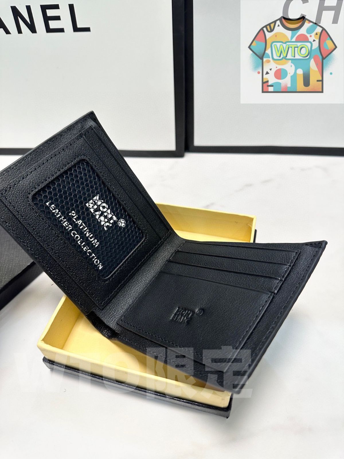 本日限定特価】モンブラン メンズ レザー バイフォールドウォレット