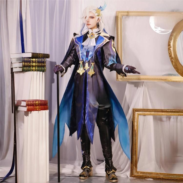 ♥ 霧都アニメ 原神 ネヴィレット COS衣装 フォンテーヌ 水龍王 コスプレ 二次元衣装 meilu 51209