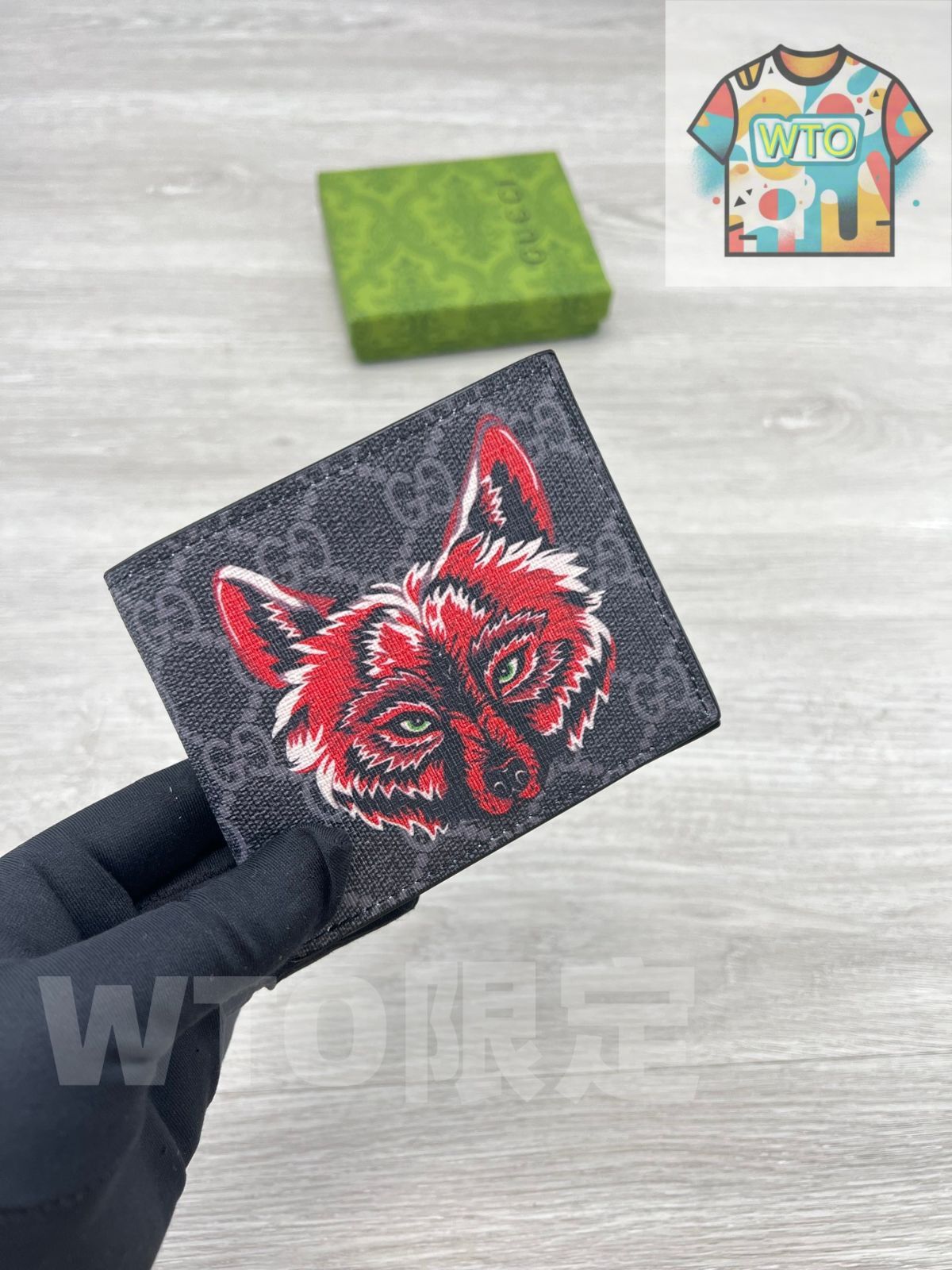 【GUCCI グッチ】 『ウルフプリント』 GGスプリーム　 ウォレット 楽天市場】グッチ 財布 メンズ GGスプリーム ウルフプリント