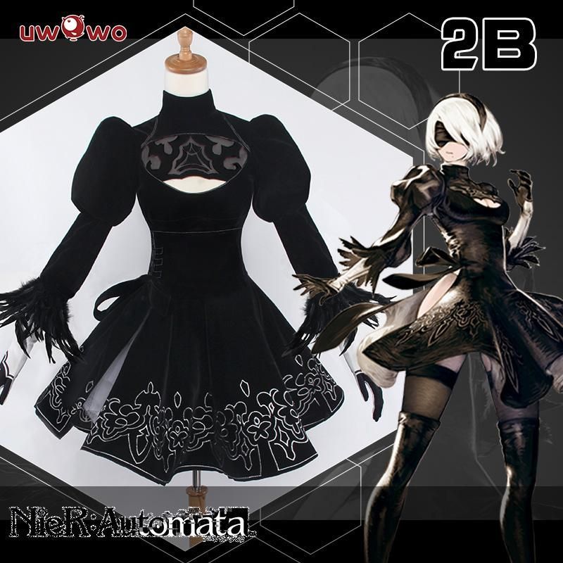Uwowo悠窩窩 ニーア オートマタ 2 B 戦闘服 コスプレ 衣装 meilu 51210