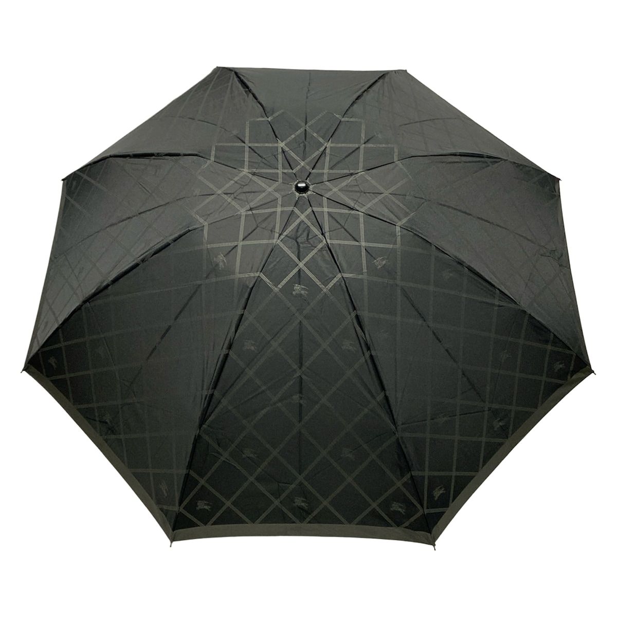 BURBERRY バーバリー 折りたたみ傘 グレー チェック BURBERRY