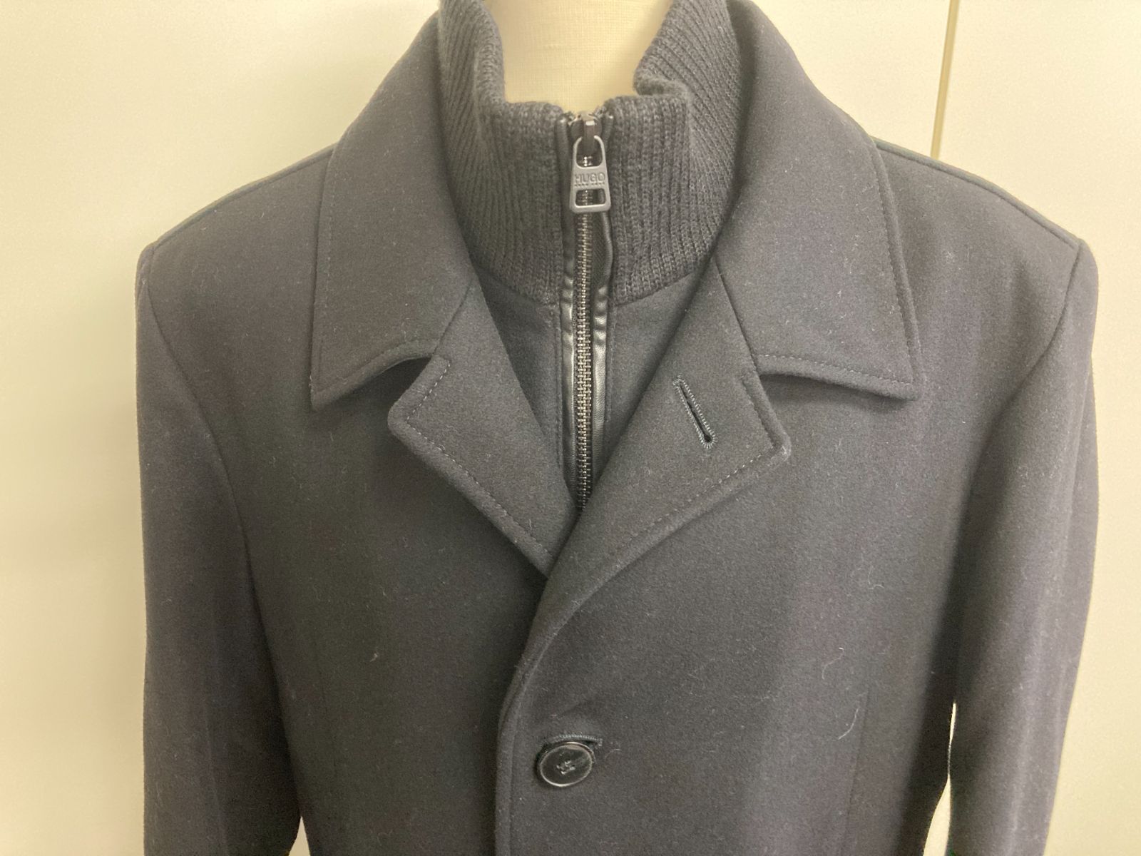 HUGO BOSS（ヒューゴボス） ダブルフェイス ショートコート サイズ：XL 