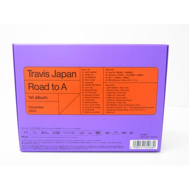 Travis Japan Road to A (FC限定盤) / [2CD+DVD]☆V6328 - メルカリ