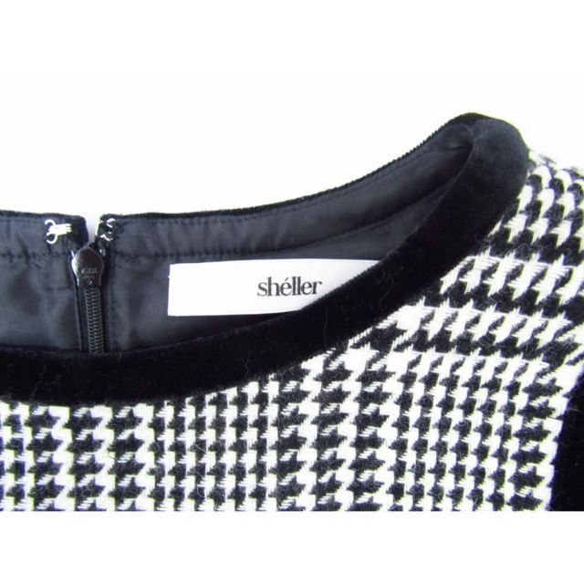 sheller シェリエ　チェックワンピース sheller シェリエ ワンピース チェック柄☆FL1293 - メルカリ