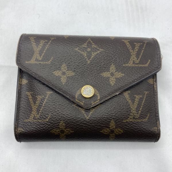 中古】LOUIS VUITTON モノグラム ポルトフォイユ・ヴィクトリーヌ