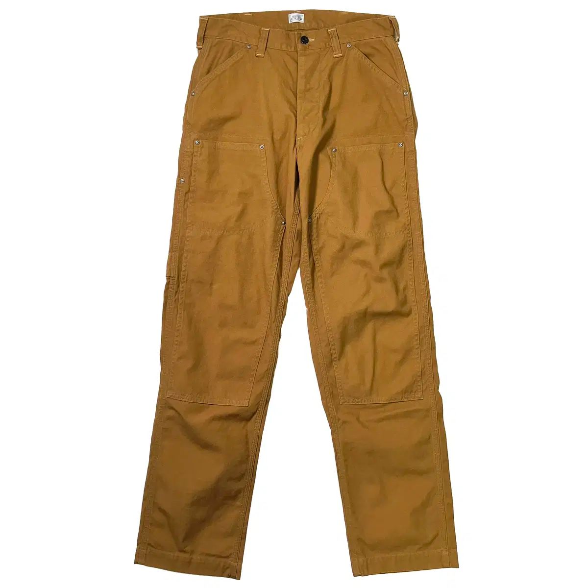 Free Wheelers ブラウン　ダブルニー　ペインターパンツ フリーホイーラーズ ダブルニーペインター W32 ブラウン フリー