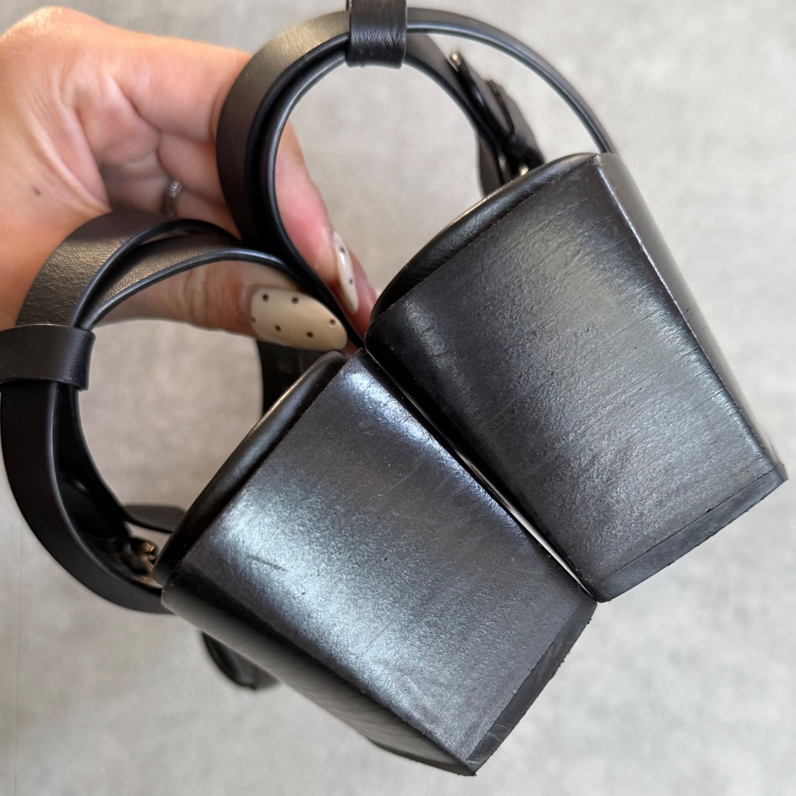 Salvatore Ferragamo ストラップサンダル レザー ガンチーニ Salvatore Ferragamo ストラップサンダル レザー ガンチーニ zz