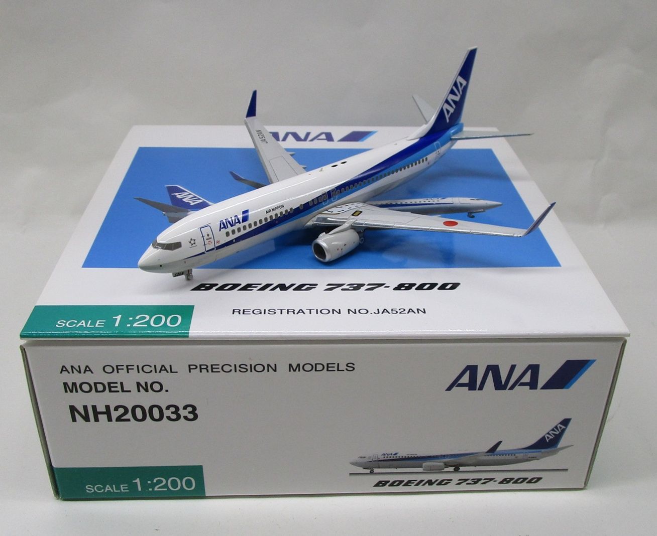 全日空商事 NH20033 1/200 B737-800 ANA JA52AN【ジャンク】krt091805m