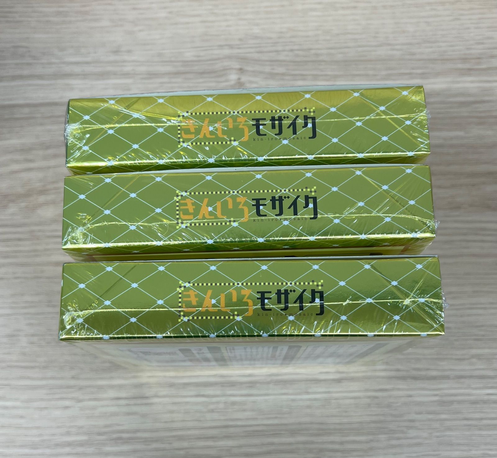 シュリンク付き】きんいろモザイク 15th Anniversary 3BOX 新品 未開封