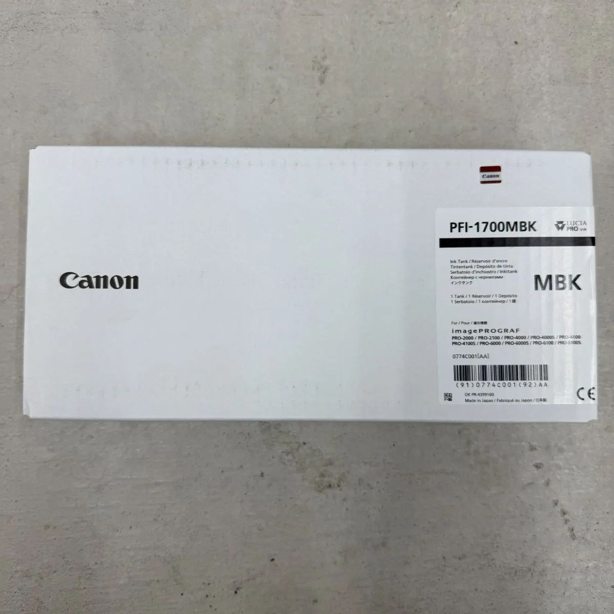 キャノン純正インク PFI1700シリーズ 【PFI-1700MBK】 : canon