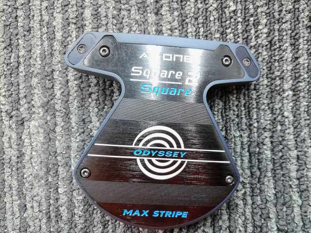 中古 パター オデッセイ Ai-ONE SQUARE 2 SQUARE MAX STRIPE/STROKELAB