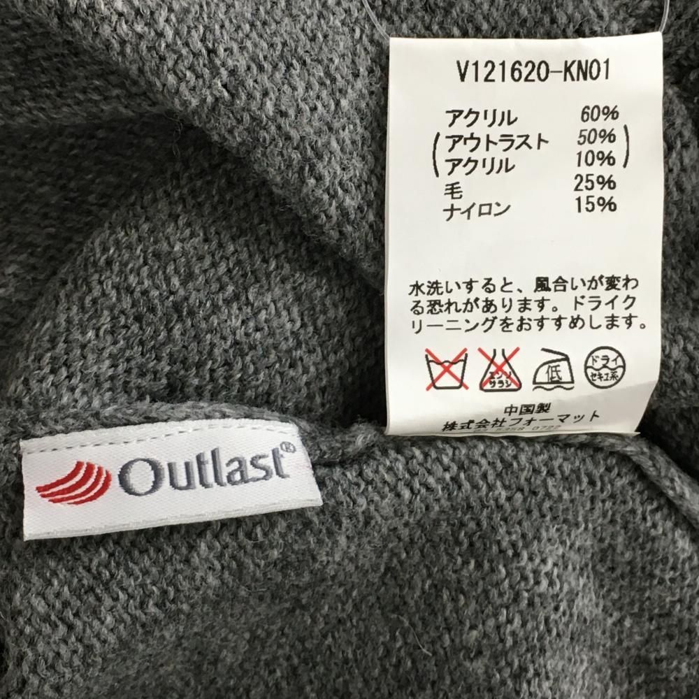 V12 メンズLサイズ　ニット サイズ：L V12 ヴィトゥエルヴ 裏地付き ニットセーター ブラック系