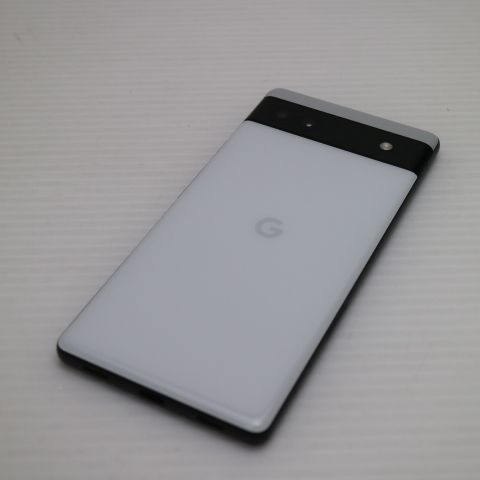 新品同様 au Google Pixel 6a チョーク スマホ 白ロム 土日祝発送OK