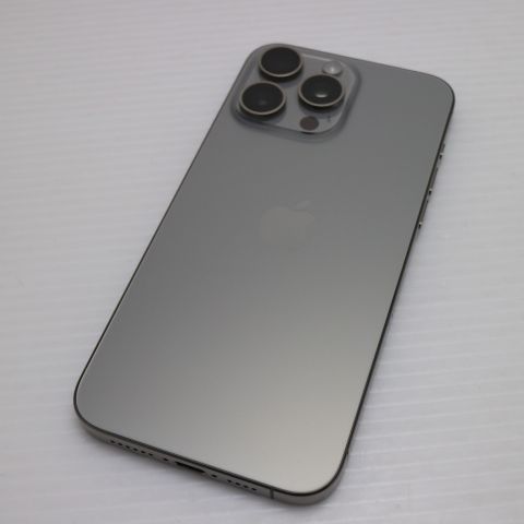 超美品 SIMフリー iPhone15 Pro Max 512GB ナチュラルチタニウム