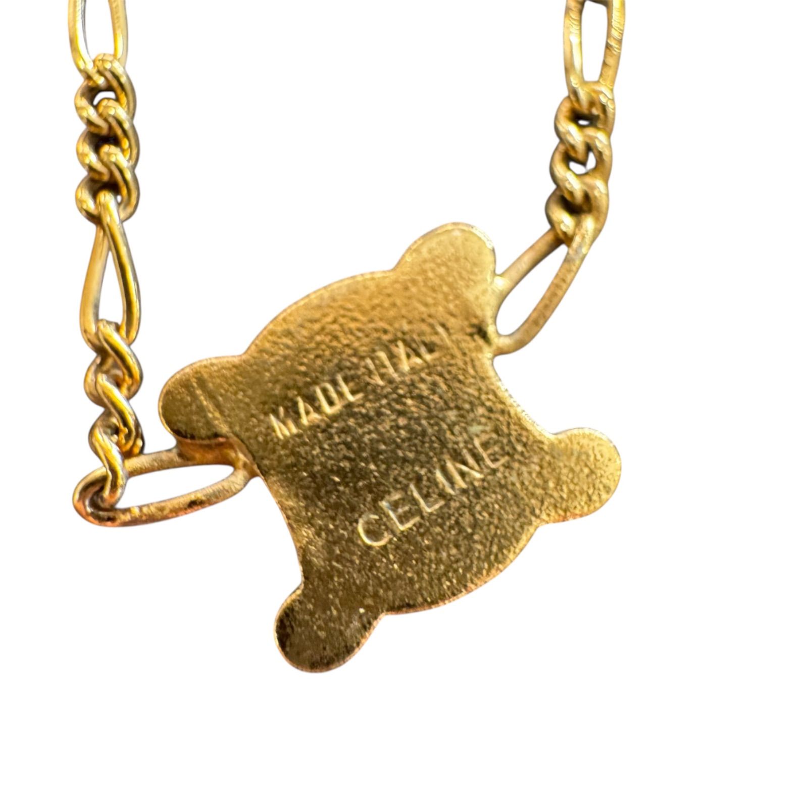 CELINE セリーヌ トリオンフ ネックレス GP ゴールド レディース