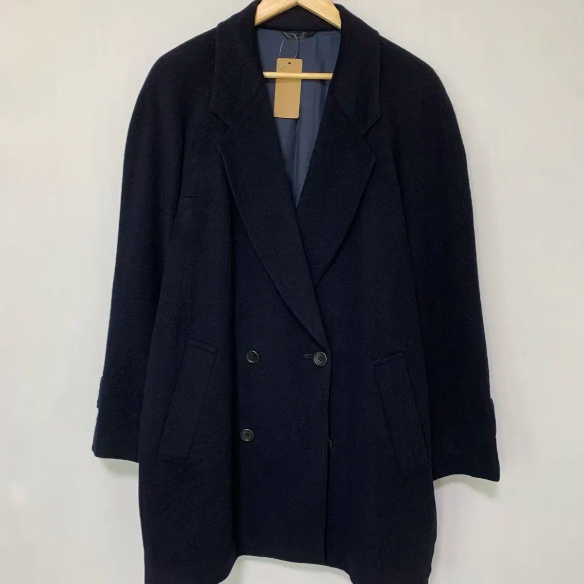 日本 ヴィンテージ ネイビー ダブル ボタン ハーフコート 最も安い
