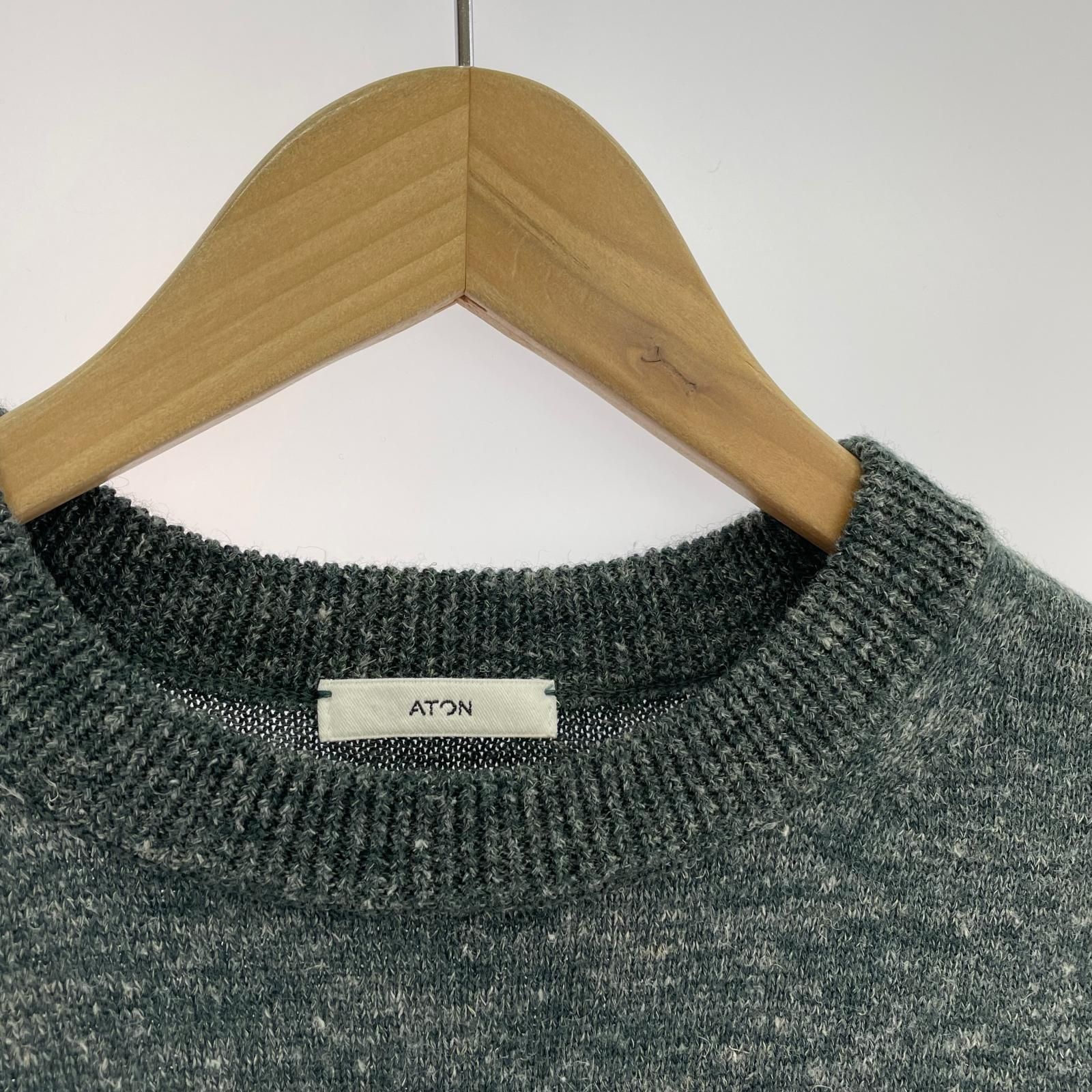 ATON BABY ALPACA LINEN CREWNECK SWEATE R 04 - メルカリ