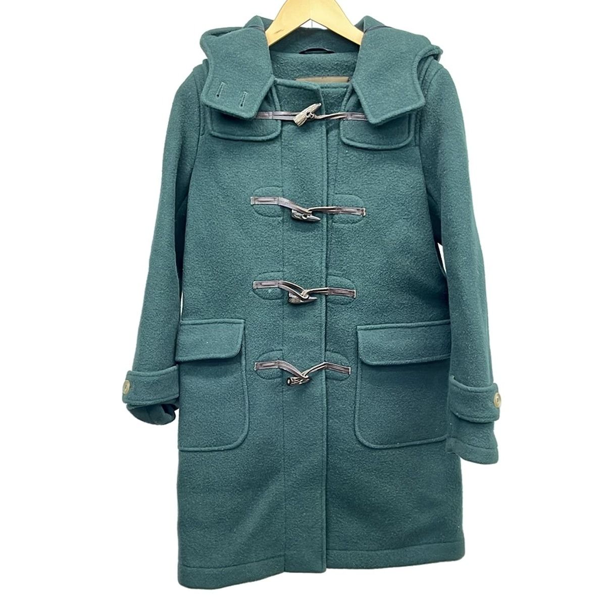 やすMACKINTOSH ダッフルコート 34 小さめサイズ ブルー MACKINTOSH(マッキントッシュ) ダッフルコート サイズ34 S レディース