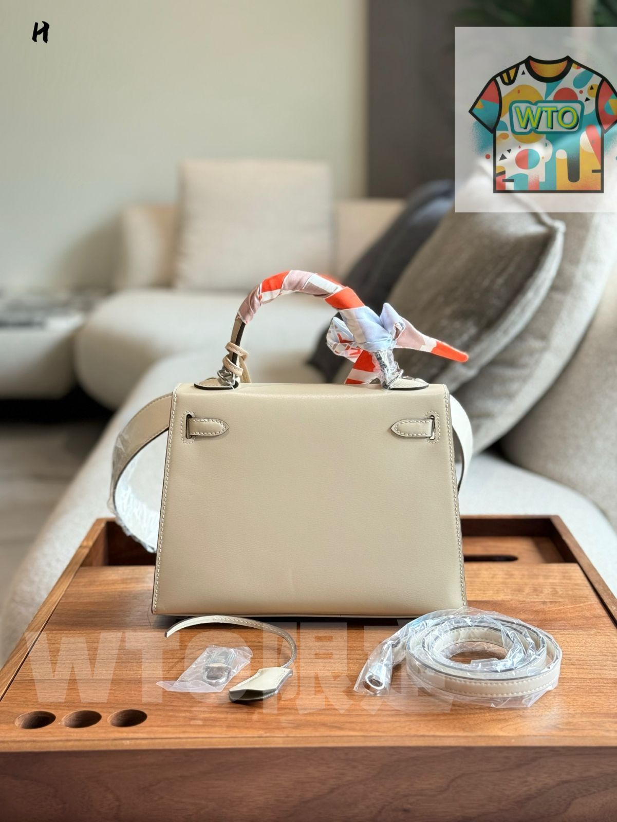 今日特価】Herm?s Kelly Box Leather 25cm NEZHA Co-Branded Graffiti