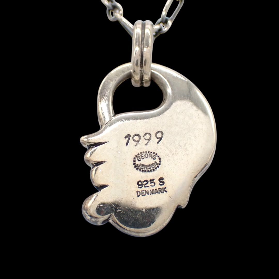  　1999　イヤーペンダント　シルバーネックレス　925 Georg Jensen/ジョージジェンセン】 1999年 イヤーペンダント