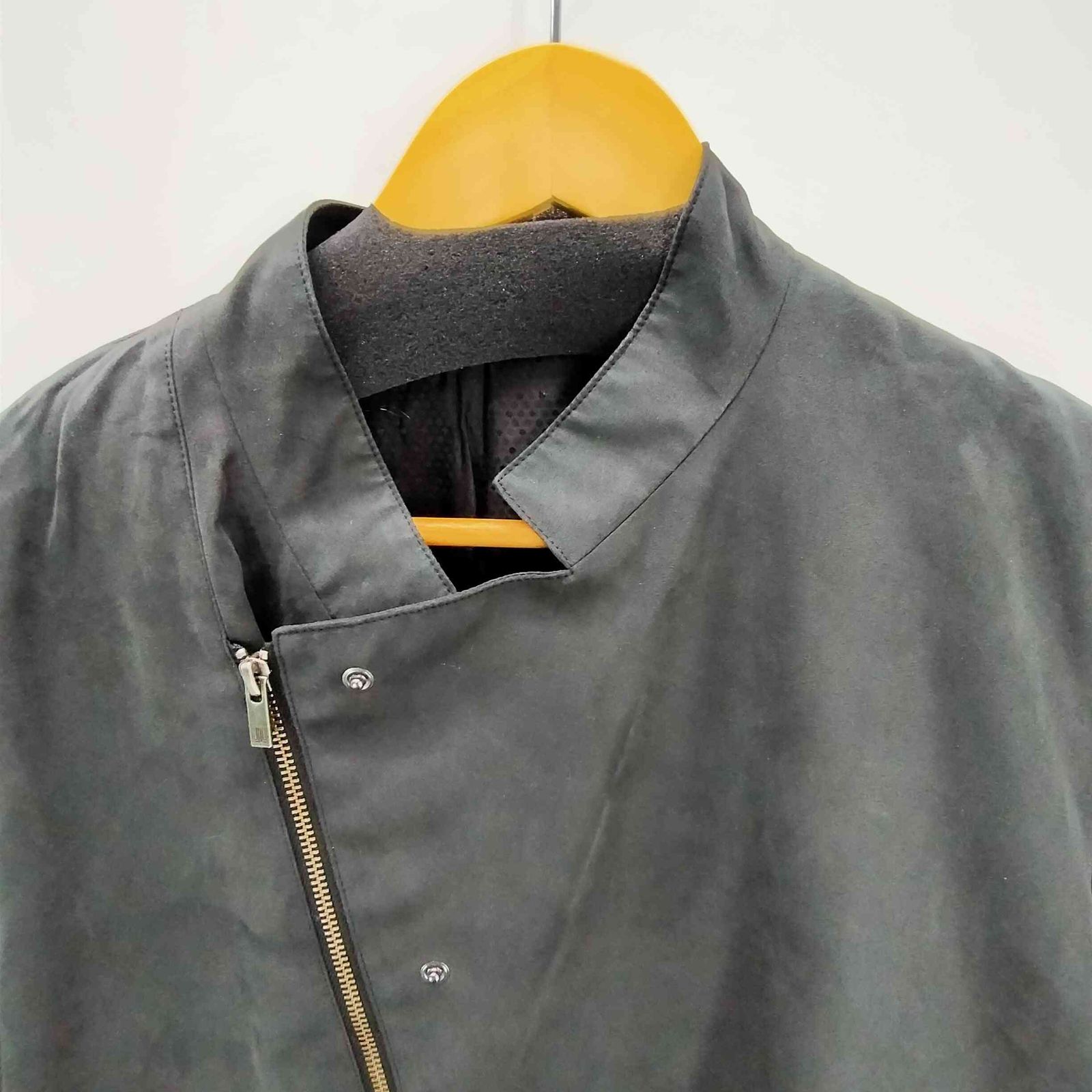 ランバンオンブルー LANVIN en Bleu スエード ダブルジップ ライダース