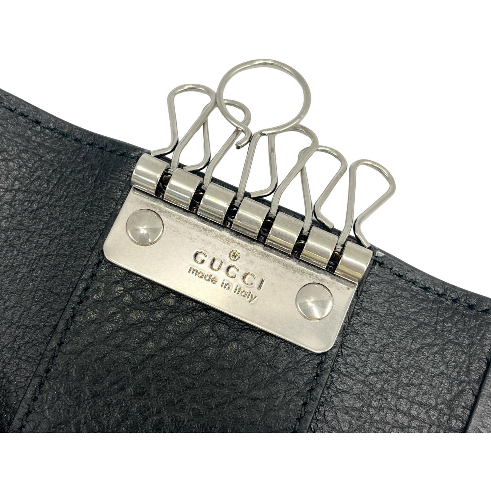 ☆ グッチ GUCCI キーケース GGマーモント 6連 ダブルG レザー