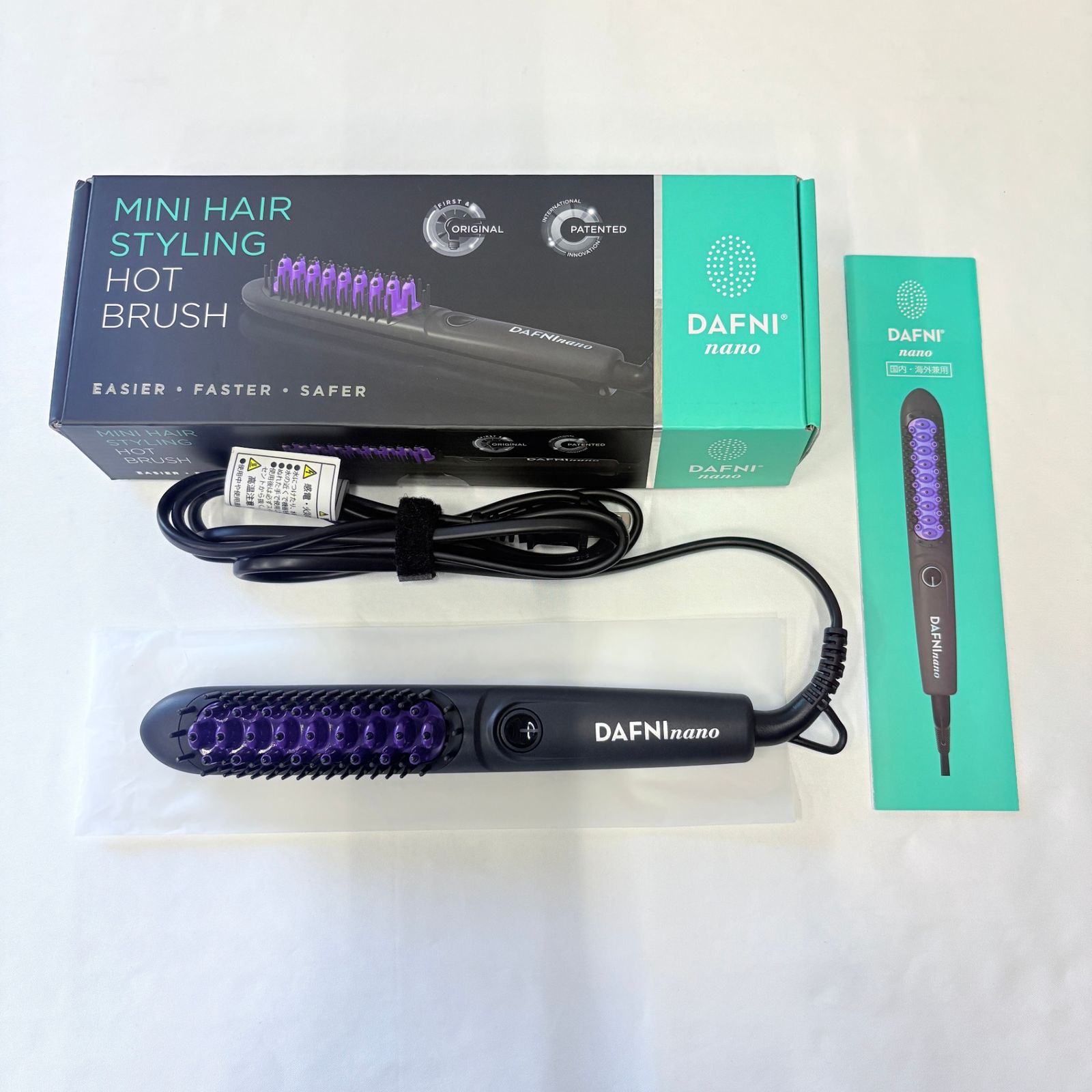 YAMAN ヤーマン DAFNI nano ダフニ ナノ ブラシ型ヘアアイロン 275g