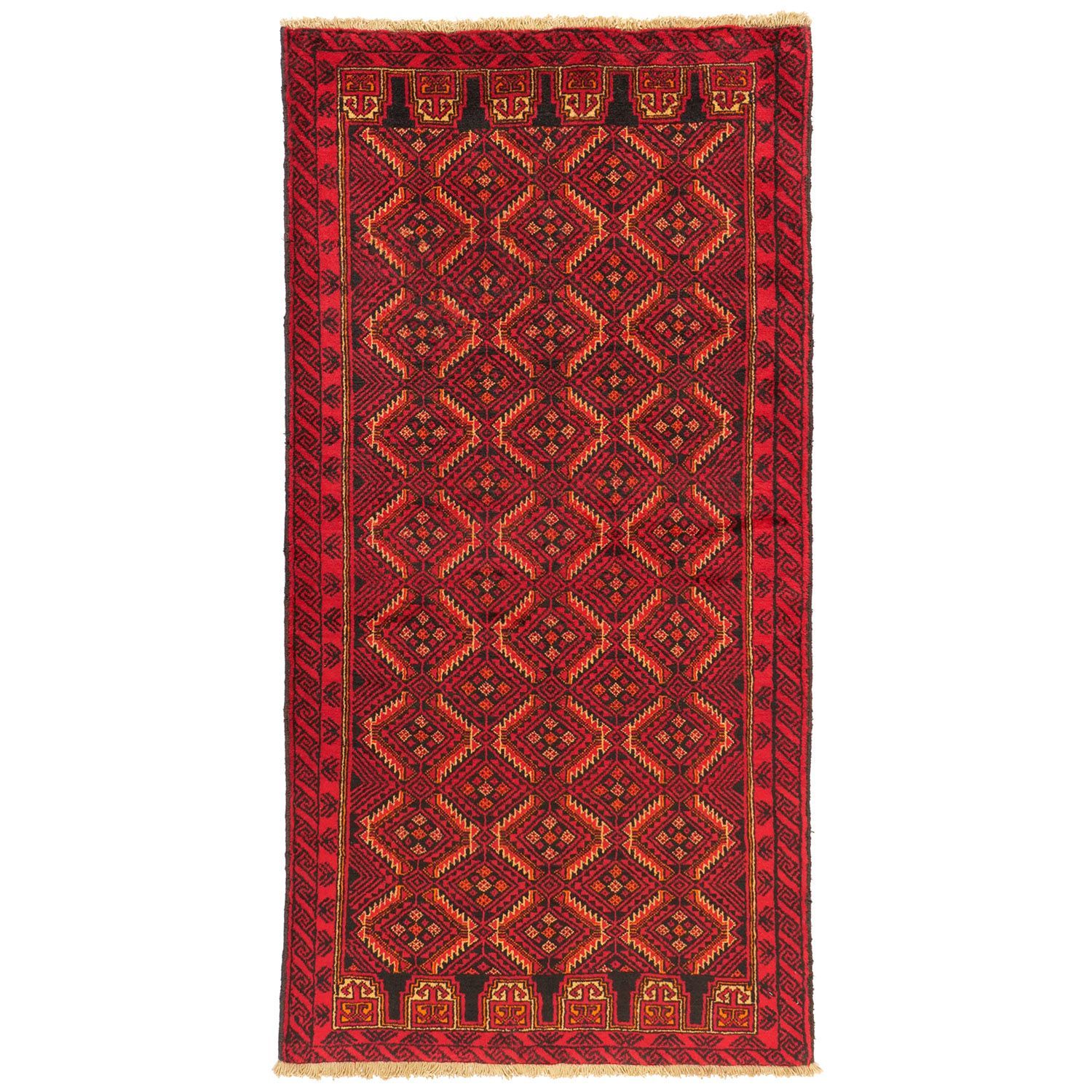 212×105 ヴィンテージラグ　バルーチ　手織ラグ 212×105 ヴィンテージラグ バルーチ 手織ラグ 212×105 ヴィンテージ