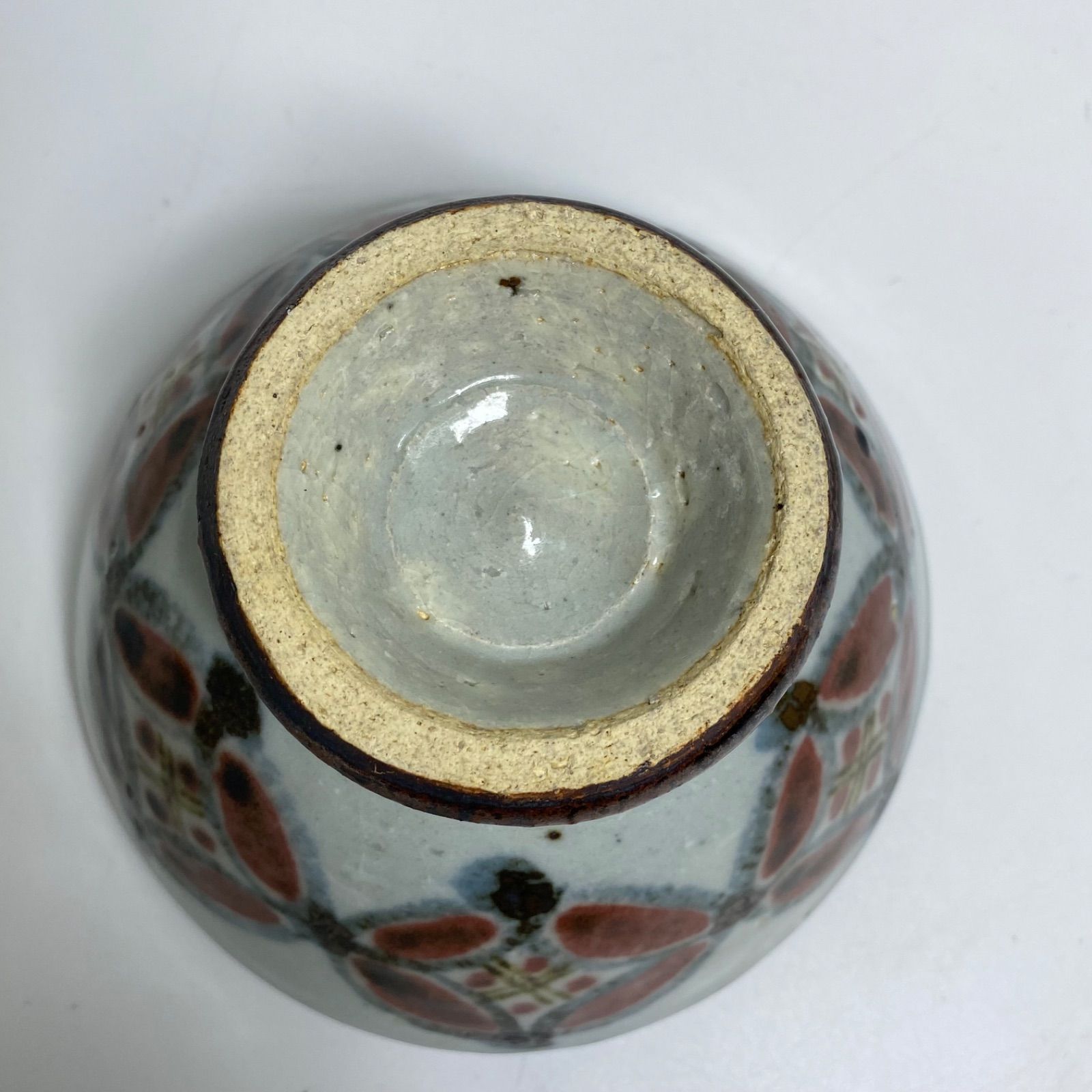 七宝紋茶碗 木箱入り 手仕事陶芸 茶道具 湯呑み 美品 和食器 伝統工芸 