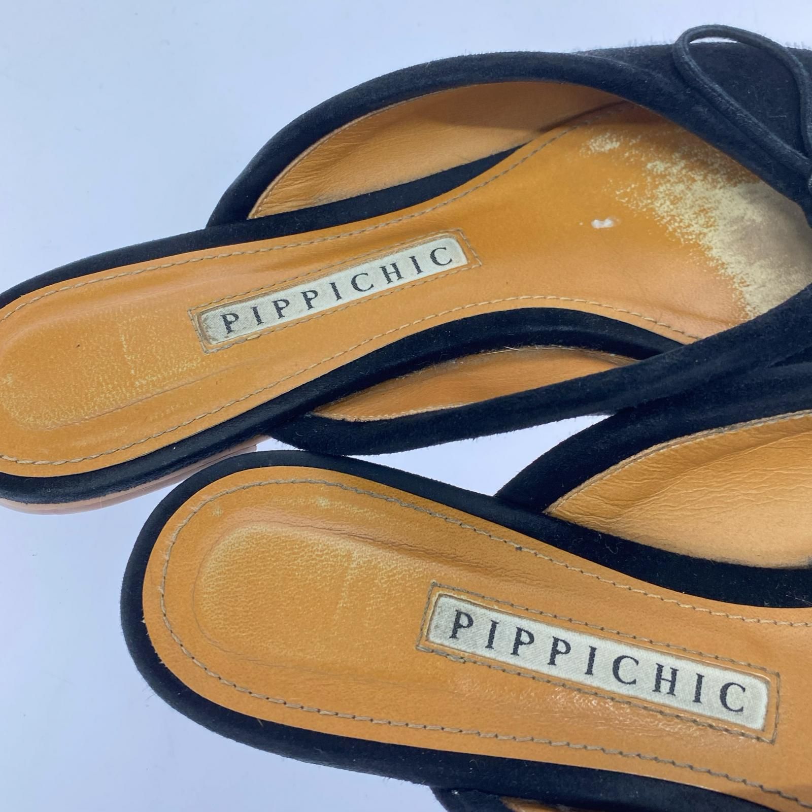 【美品】PIPPICHIC　REMY　ミュール　ベージュ　ポインテッドトゥ Pippichic ﾎﾟｲﾝﾃｯﾄﾞﾄｩ ﾐｭｰﾙ 36 1/2 - メルカリ