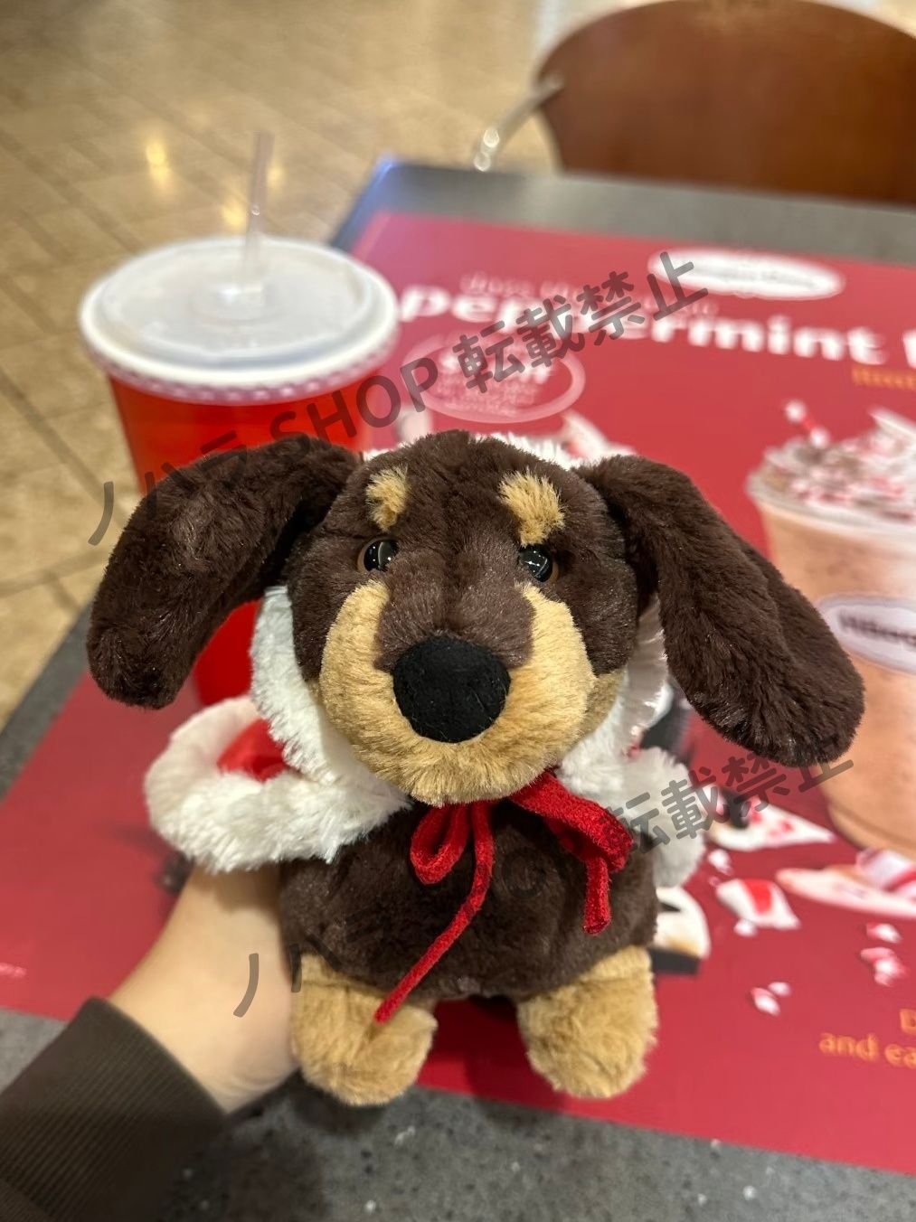 Jellycatジェリーキャット クリスマス ダックスフンド人形 取り外し