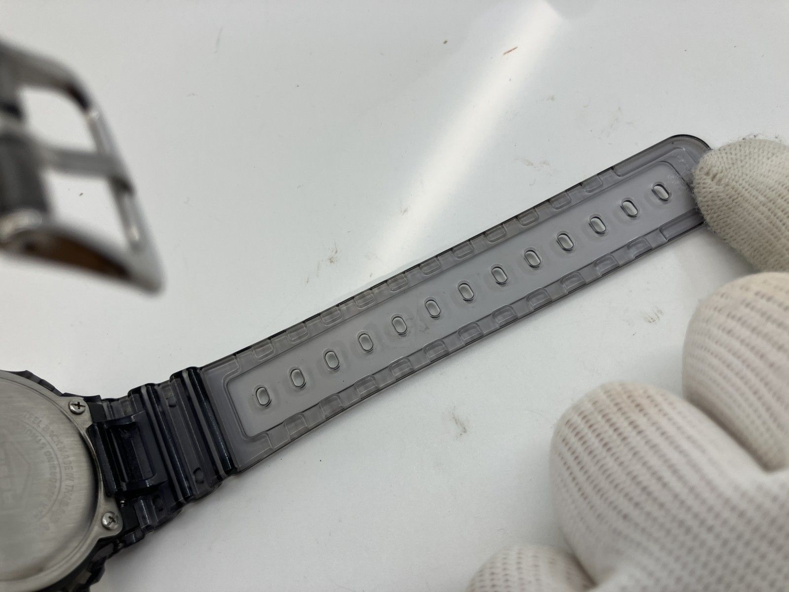 CASIO G-SHOCK DW-5600TLS-8JF 透明グレー 限定モデル デジタル 腕時計 