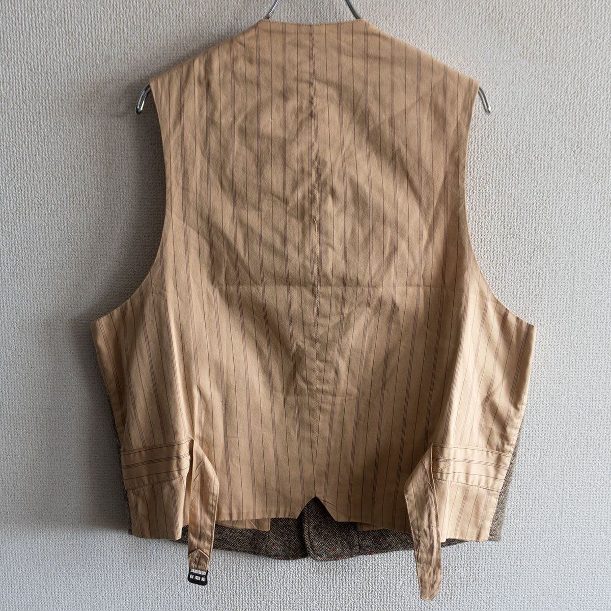 名作/三ツ星タグ】RRL【90S ツイード ラペル ベスト】M ダブルアール