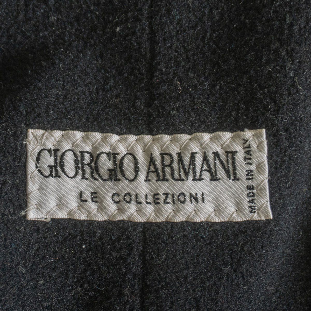 90S/アーカイブ】GIORGIO ARMANI【ウール ジップ ジャケット】46