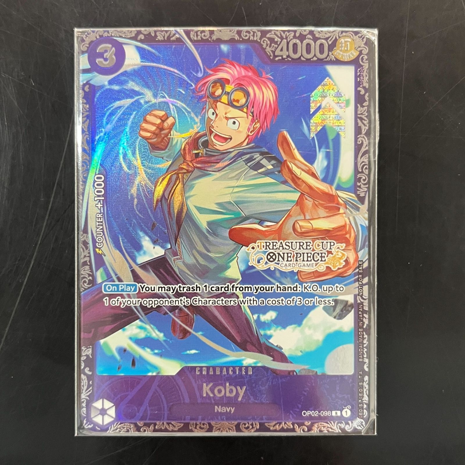 ワンピースカード コビー treasure cup プロモカード　英語版 Koby (Treasure Cup August 2025) - One Piece Promotion Cards - One