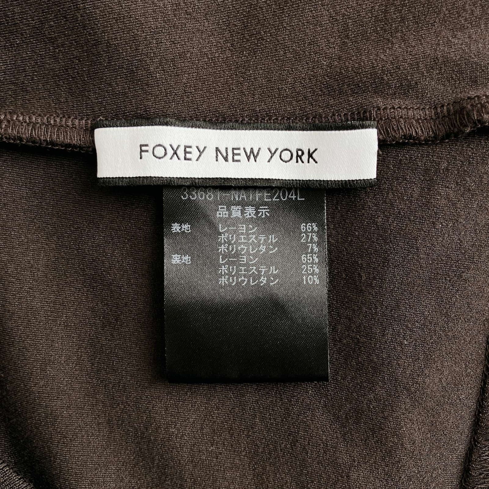 FOXEY NEWYORK カットソー フォクシーニューヨーク カットソー スリット インナー - メルカリ