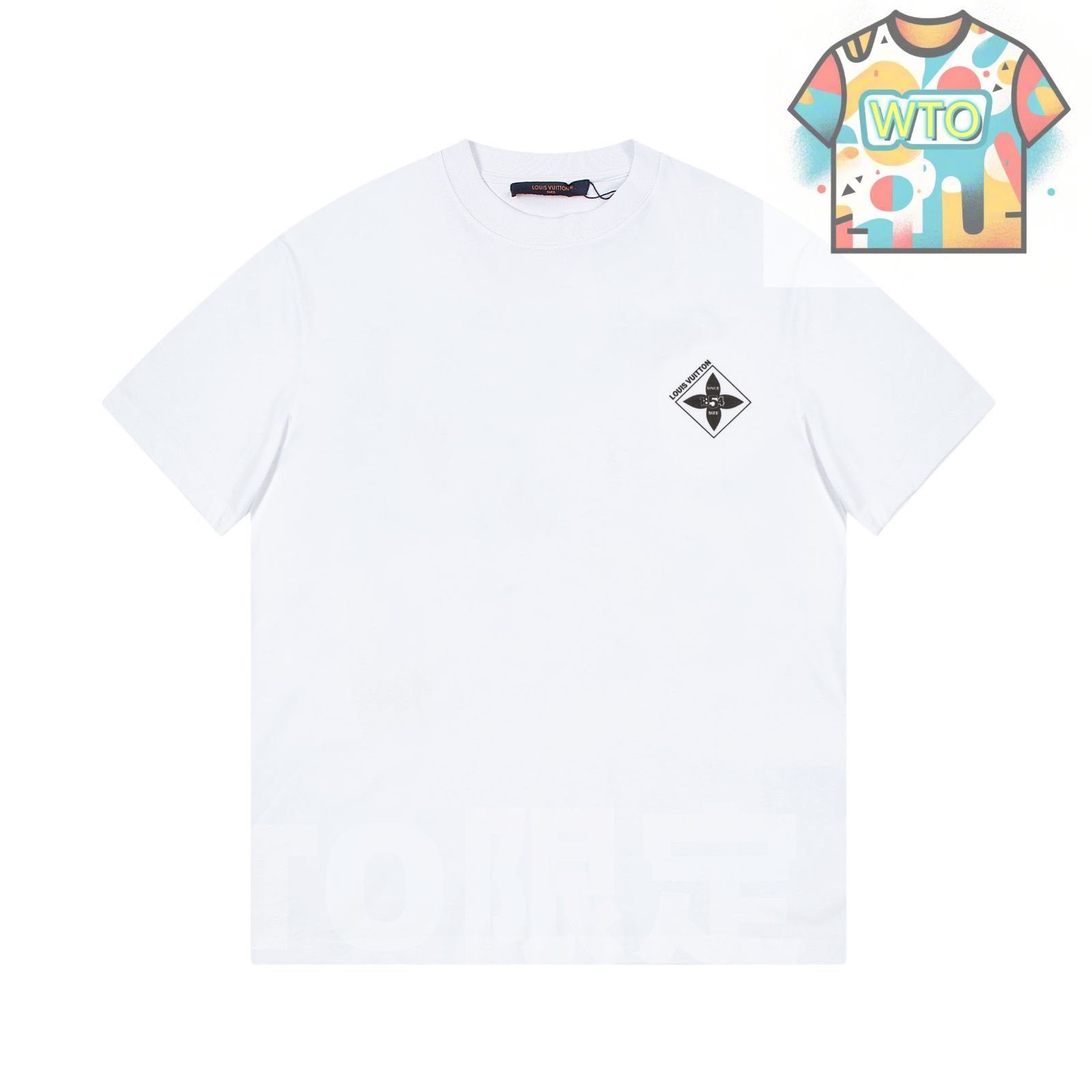 国内正規品　未使用　LOUIS VUITTONTシャツXS Tシャツ　ホワイト ☆爽やか☆ルイヴィトン Tシャツ (Louis Vuitton/Tシャツ・カットソー